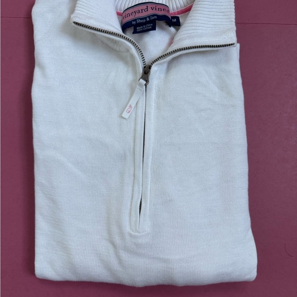 Women’s Vineyard Vines - by Shep & lan White long sleeve sweater 100% Cotton - Picture 4 of 5
